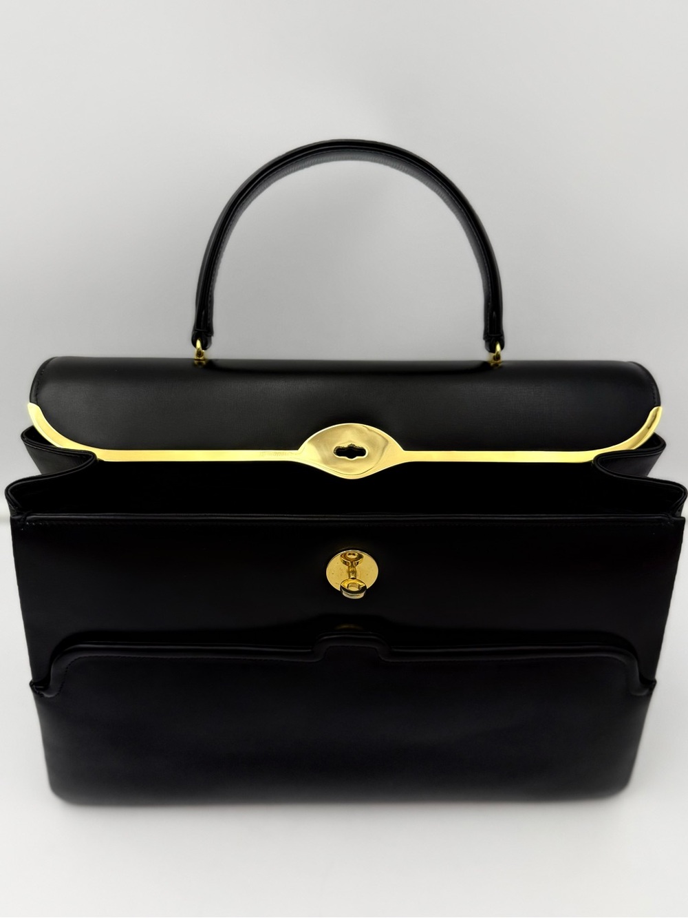 🐢MORABITO COUSU MAIN 1905 PARIS • 1950-70’s Vintage SCALA 33 Bag Made in FRANCE - Picture 6 of 16